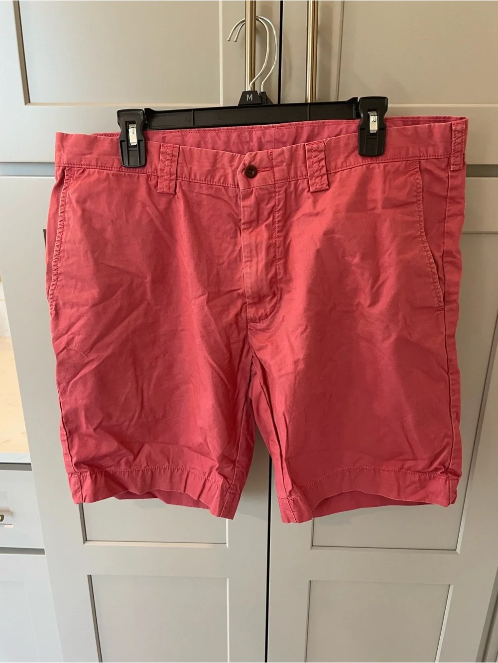 Polo by Ralph Lauren Coral Flat Front Cotton Shorts